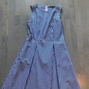 blue and white Luisa Cerano summer dress
